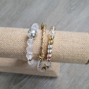 Set of 3 handmade bracelets